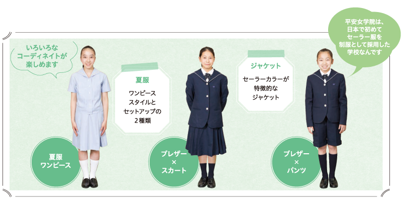 中学校の制服